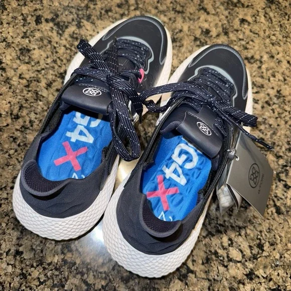 NWT GFORE MG4X2 Debossed Hybrid Golf Cross Trainer Skulls Womens 9 Twilight Blue - Picture 11 of 11